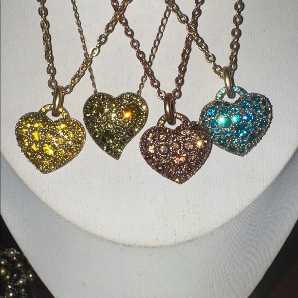Pilgrim Jewelry - Pilgrim Skanderborg Crystal Heart Pendant Necklace